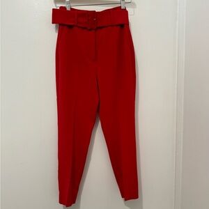 Aritizia Babaton Mayne Trousers Red Size 2